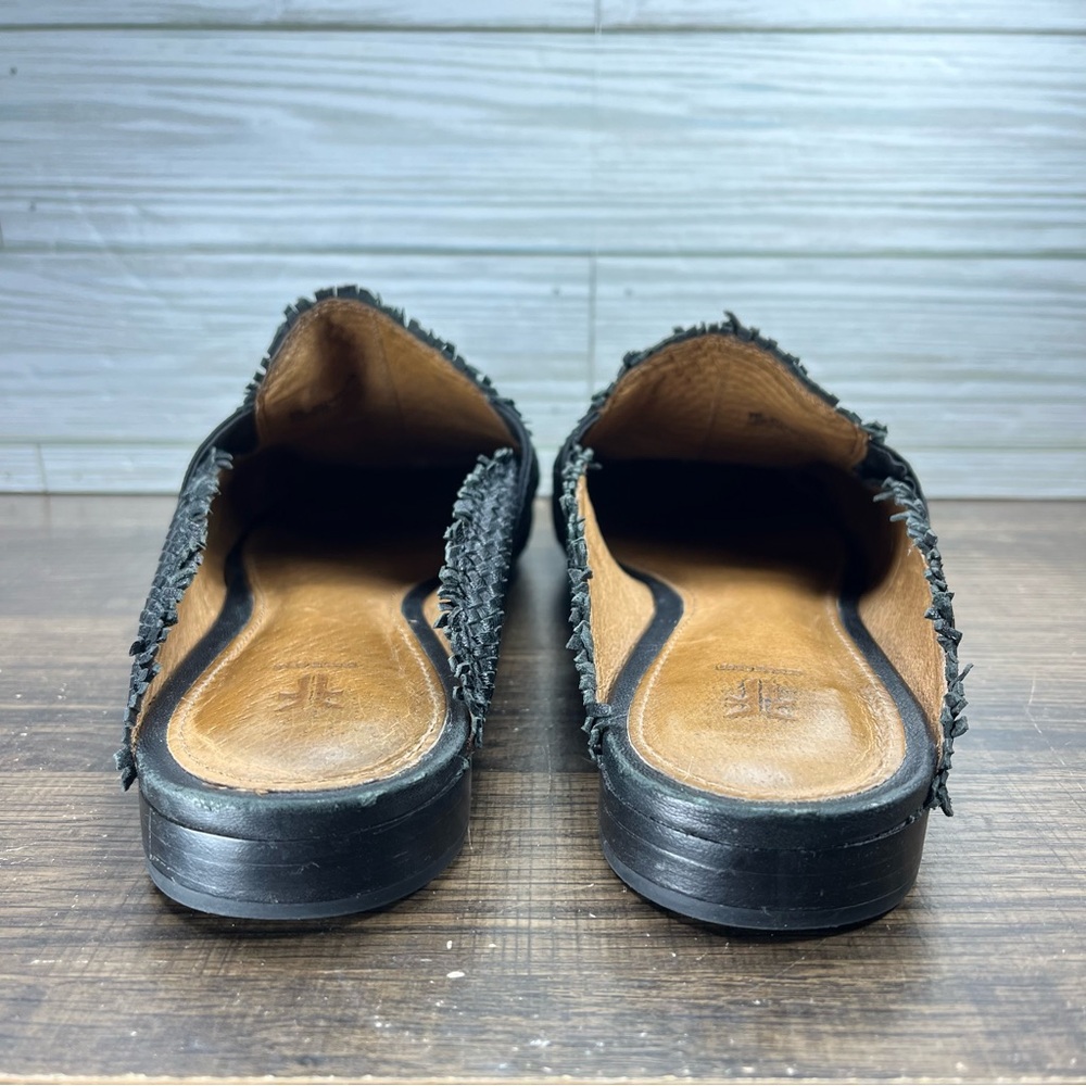 Frye Terri Woven Gore Mule Women’s Black Shoes - Women’s Size‎ 8 (M) - Picture 7 of 9